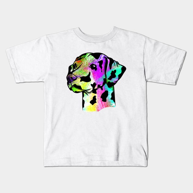 Dalmatian Kids T-Shirt by mailboxdisco